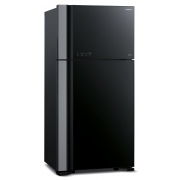 Холодильник Hitachi R-VG660PUC7-1 GBK черное стекло (двухкамерный)