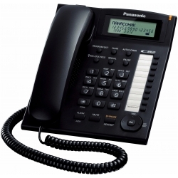 Телефон Panasonic KX-TS2388RUB, черный