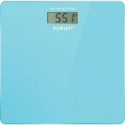 Весы напольные Scarlett голубой (SC-BS33E109)
