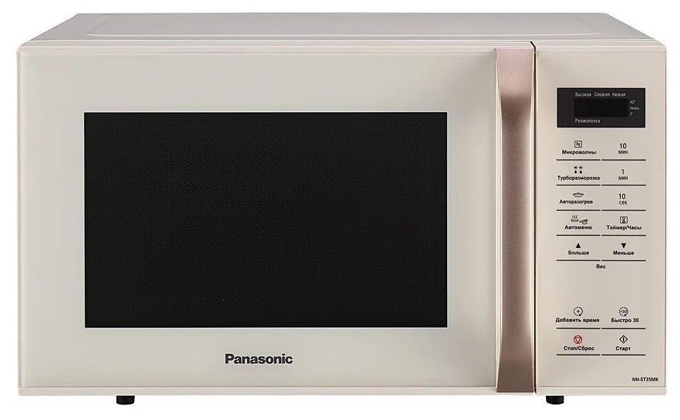 Микроволновая Печь Panasonic NN-ST35MKZPE 25л. 800Вт, бежевый