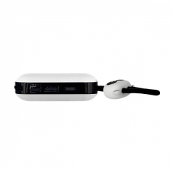 Внешний аккумулятор SOLOVE W16 10000mAh QC 3.0 PD3.0 4,5A. Output: Lightning, Type-C, USB-A, белый
