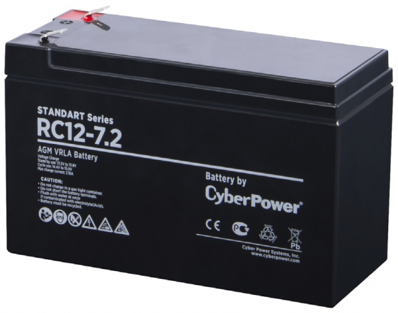 Батарея для ИБП CyberPower RC 12-7.2, черный
