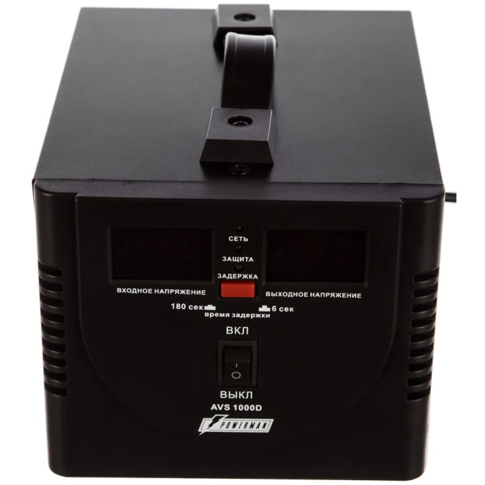 Стабилизатор напряжения Powerman AVS 1000 D Black (6015736) AVS 1000 D Black (945948) {6}