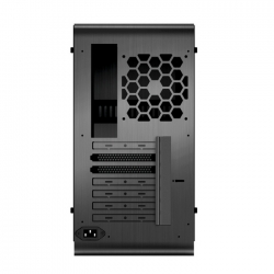 Корпус JONSBO U4PLUS Black без БП, боковые панели из закаленного стекла, mini-ITX, micro-ATX, ATX черный