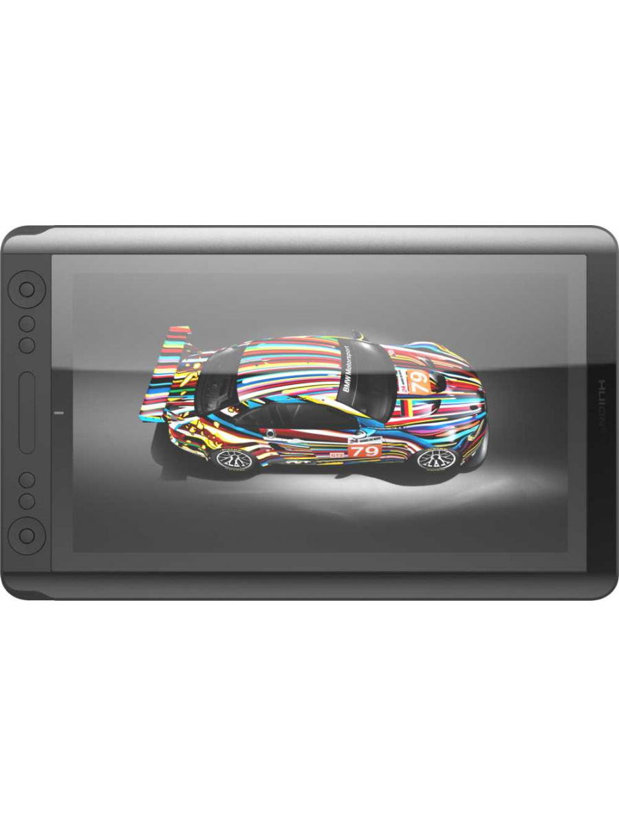 Графический планшет-монитор Huion Kamvas 16 Bluetooth/USB/Micro-HDMI серебристый/черный
