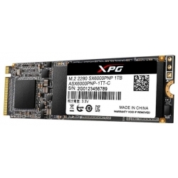 SSD накопитель M.2 2280 ADATA XPG SX6000 Pro 1TB (ASX6000PNP-1TT-C)