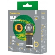 Фонарь Armytek Elf C2 Micro-USB черный/желтый лам.:светодиод. (F05102W)
