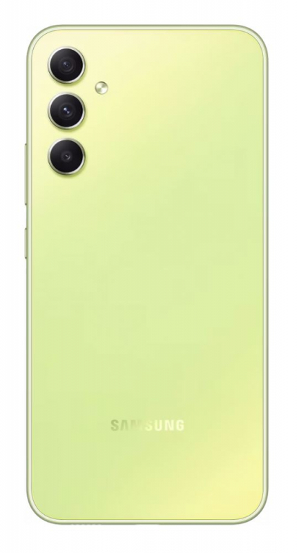 Смартфон Samsung SM-A346E Galaxy A34 5G 128Gb 8Gb зеленый лайм моноблок 3G 4G 2Sim 6.6