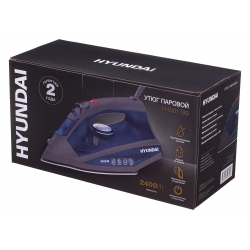 Утюг Hyundai H-SI01789 2400Вт серый/темно-синий