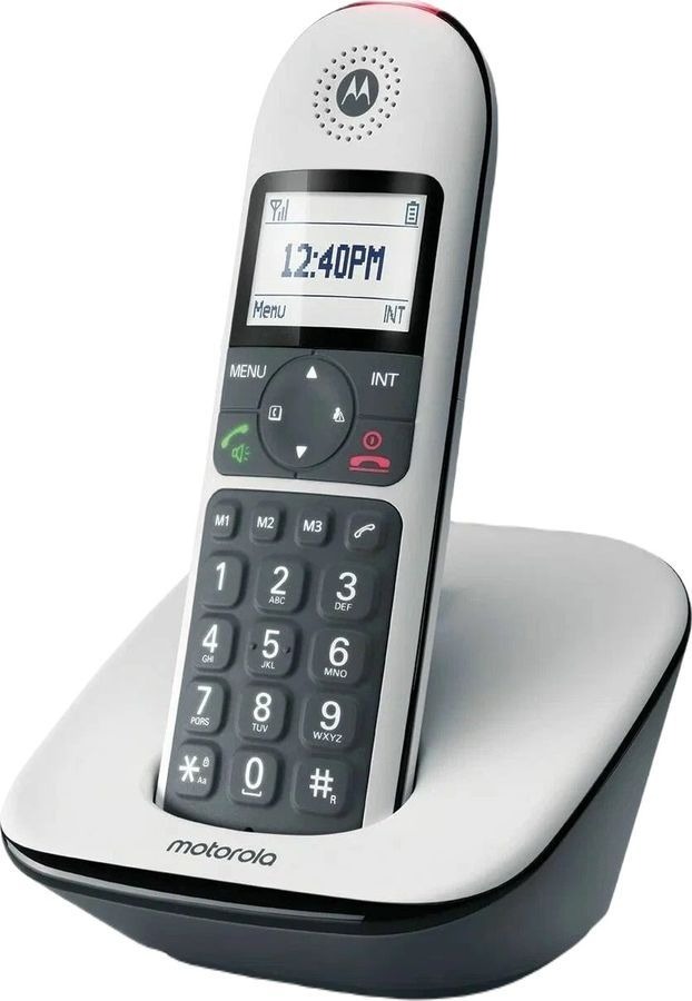 Телефон Dect Motorola CD5001, черный/белый