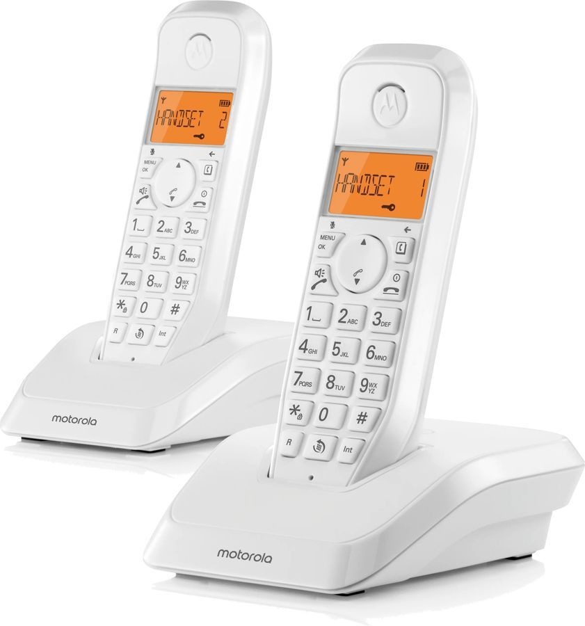 Телефон Dect Motorola S1202, белый