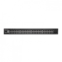 48 x GE + 2 x 10G SFP+ ports + 1 x expansion slot (for dual 10G SFP+ ports) L3 Stackable Switch, w/ 1 x RJ45 console port, 1 x USB type A storage port, RPU connector, Stack up to 4 units Edge-corE ECS4620-52T