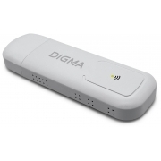 Модем Digma Dongle WiFi DW1960 3G/4G внешний, белый