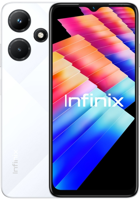 Смартфон Infinix X669D Hot 30i 128Gb 4Gb белый моноблок 3G 4G 2Sim 6.6