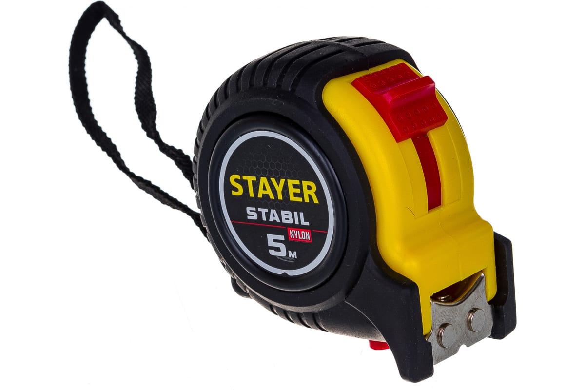 Профессиональная рулетка с двухсторонней шкалой STAYER Stabil 5мх25мм 34131-05-25_z02