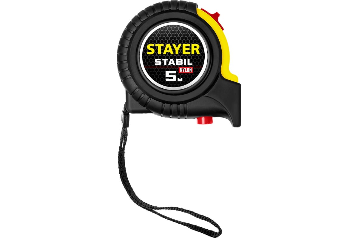 Профессиональная рулетка с двухсторонней шкалой STAYER Stabil 5мх25мм 34131-05-25_z02