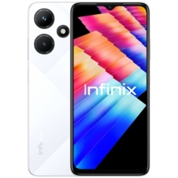 Смартфон Infinix X669D Hot 30i 128Gb 8Gb белый моноблок 3G 4G 2Sim 6.6
