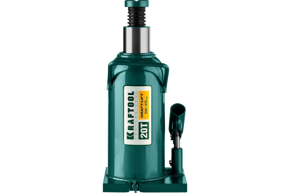 Гидравлический бутылочный домкрат KRAFTOOL Kraft-Lift 43462-20_z01 (20т, 244-478мм)