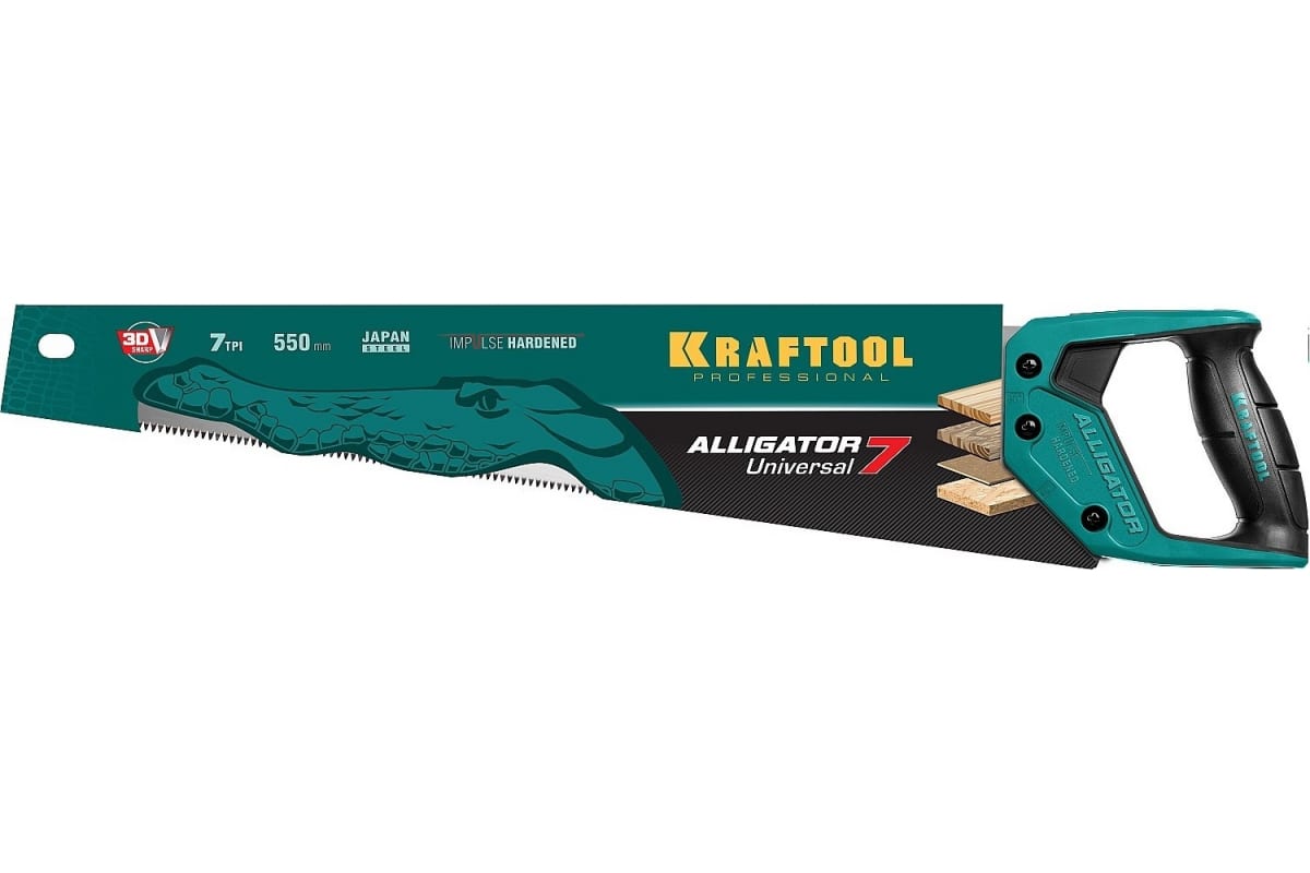 Универсальная ножовка Kraftool Alligator 7