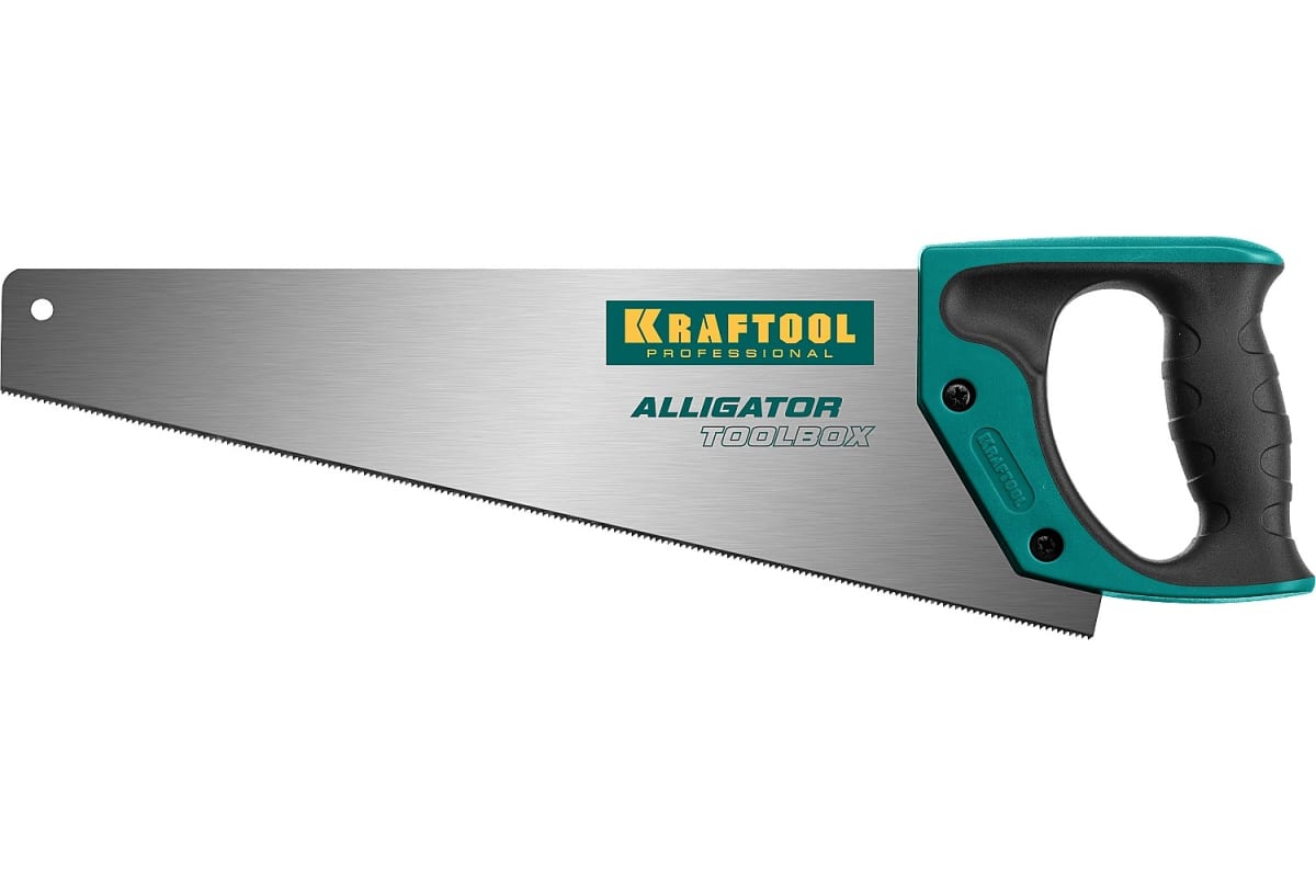 Ножовка по дереву KRAFTOOL Alligator Toolbox 13 TPI, 350 мм 15227-35