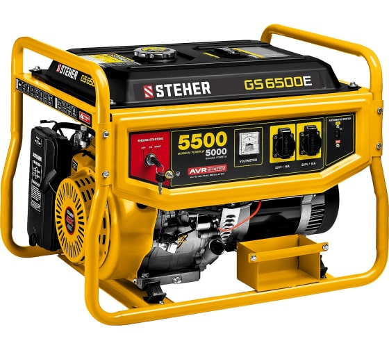 Бензиновый генератор STEHER GS-6500Е