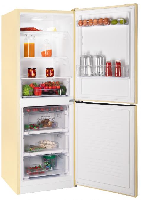 Холодильник двухкамерный NORDFROST NRB 161NF E, бежевый