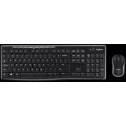 Logitech Wireless Desktop MK270 (Keybord&mouse), Black, [920-004508./920-004518]