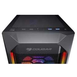 Корпус Cougar чёрный (MX410 Mesh-G RGB)