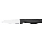 Нож кухонный Fiskars Hard Edge (1051762) стальной для чистки овощей и фруктов лезв.109мм прямая заточка черный