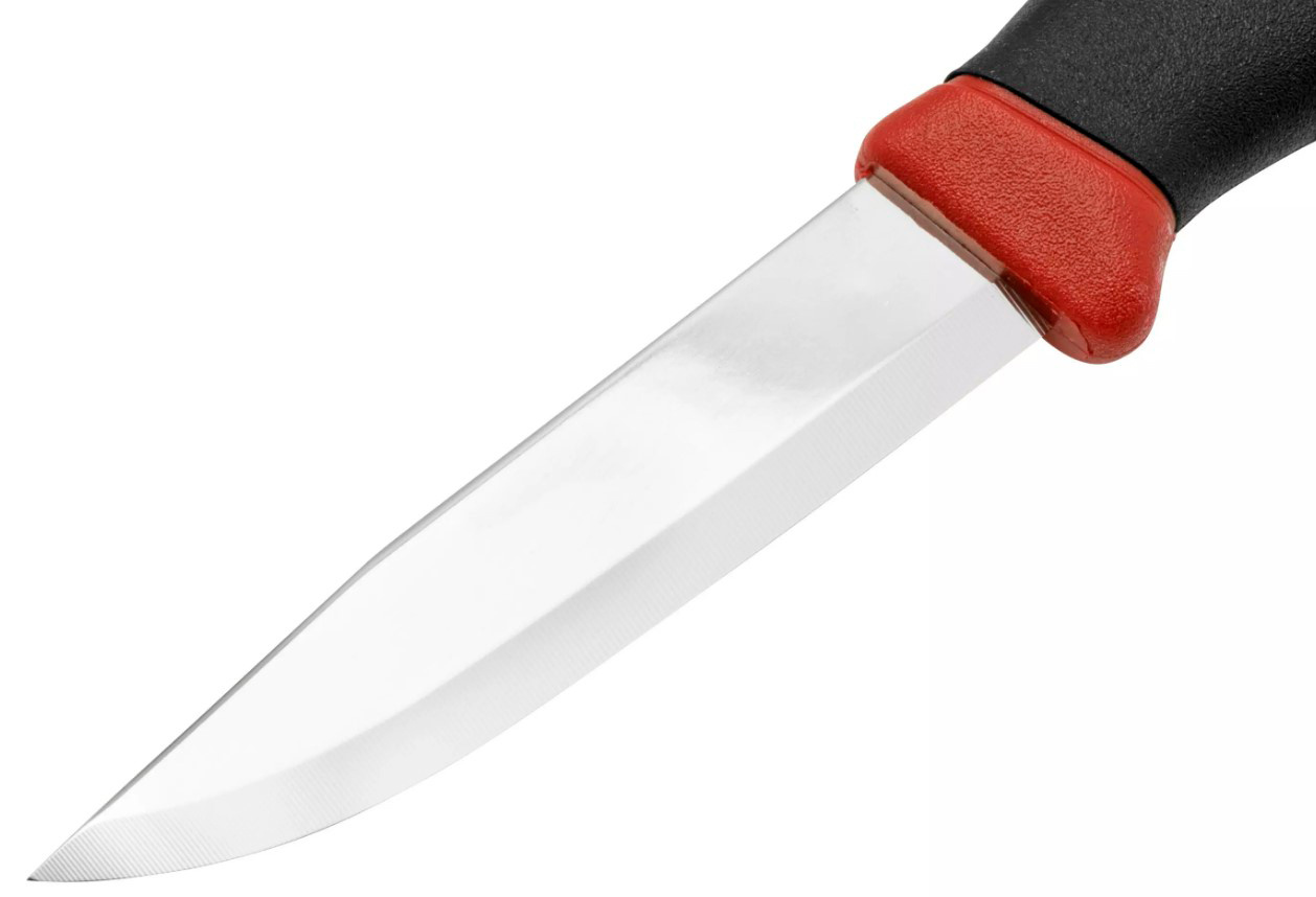 Нож Morakniv Companion (14071) стальной разделочный лезв.103мм прямая заточка черный/красный