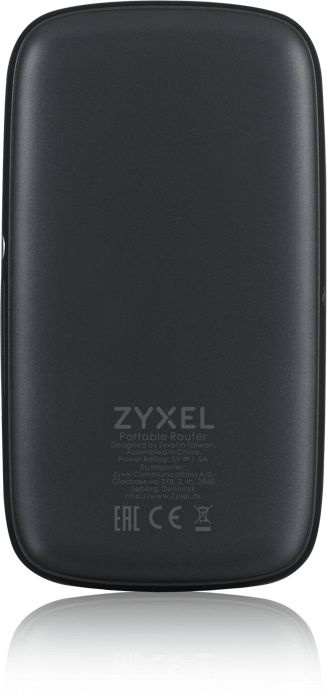 Модем 2G/3G/4G Zyxel LTE2566-M634-EUZNV1F micro USB Wi-Fi Firewall +Router внешний, черный