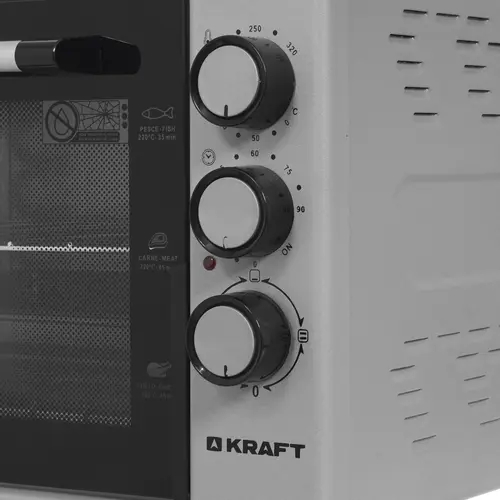 Мини-печь Kraft KF-MO 3800 GR, серый