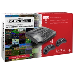 Игровая консоль SEGA Retro Genesis Modern Wireless + 300 игр (ConSkDn93)