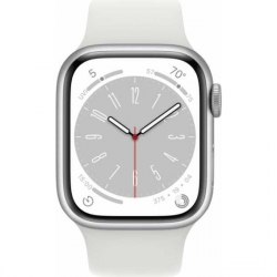 Смарт-часы Apple Watch Series 8 45мм Aluminium M/L, белые (MP6Q3LL/A)