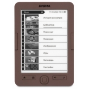 Электронная книга Digma 6" E60C, коричневый