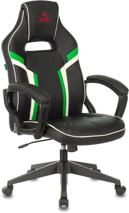 Кресло игровое Zombie Z3 черный/зеленый (VIKING ZOMBIE Z3 GRN)