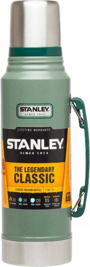 Термос STANLEY The Legendary Classic Bottle, 1л, зеленый