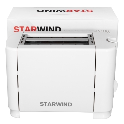 Тостер Starwind ST1100 700Вт белый/белый