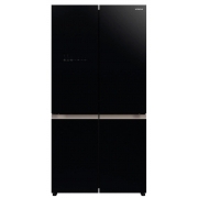 Холодильник Hitachi R-WB720VUC0 GBK, черное стекло 