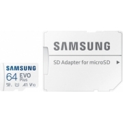 Флеш карта microSDXC 64Gb Class10 Samsung MB-MC64KA EVO PLUS + adapter