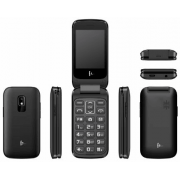 Телефон F+ Flip 280 2 nano SIM, черный