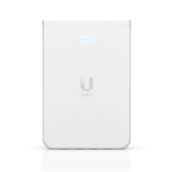 UniFi 6 AP In-Wall Точка доступа 2,4+5 ГГц, Wi-Fi 6, 4х4 MU-MIMO, 5х 1G RJ45