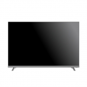 32"LED TV HD,DLED,DVB-T/T2,S/S2,3663 solution , non smart ,  normal speaker (Steel gray front frame and Steel gray base)