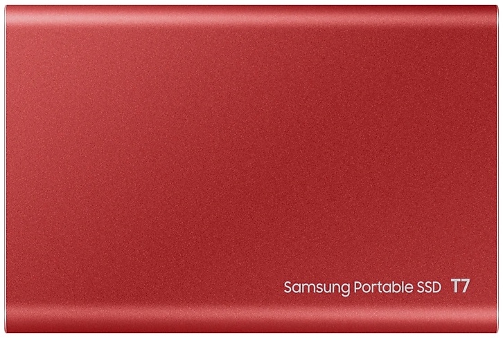 Внешний SSD накопитель Samsung T7 Touch 2Tb, красный (MU-PC2T0R/WW)