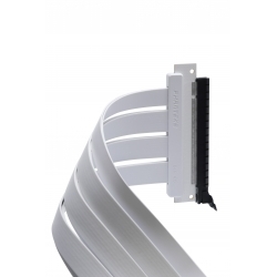 Белый райзер-кабель PHANTEKS Flat Line Gen 4.0  PCI-E x16 300мм/180град. / PH-CBRS4.0_FL30_WT01_RU