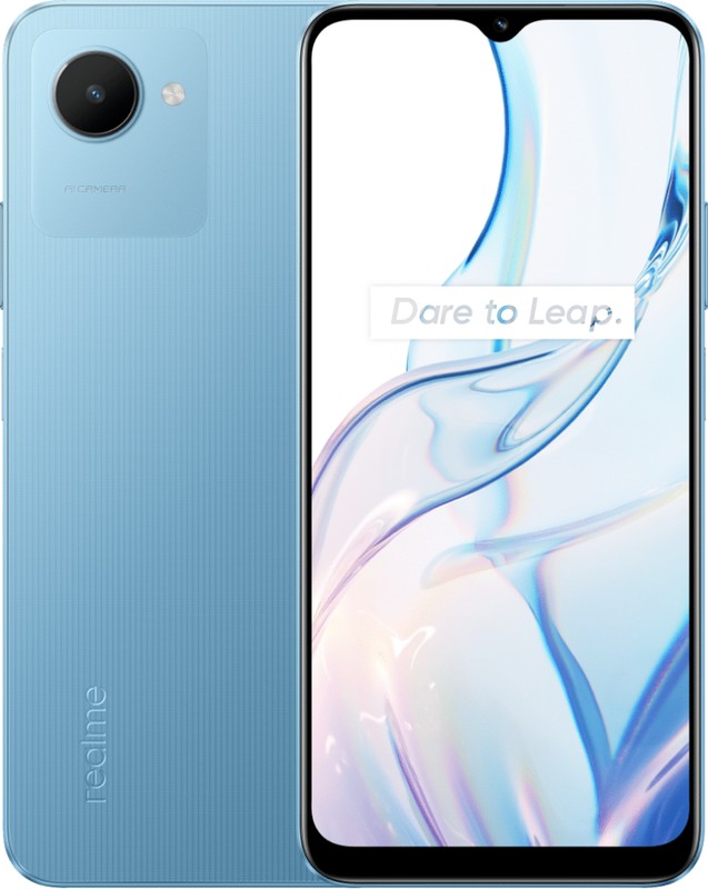Смартфон Realme C30s 64Gb 3Gb синий моноблок 3G 4G 2Sim 6.5