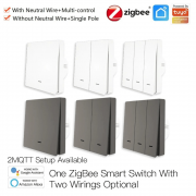 Умный выключатель MOES Gang Smart Switch ZS-B-EU3, Zigbee, 95-250 В