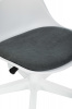 Кресло Бюрократ CH-W333 белый сиденье серый Alfa 44 крестов. пластик пластик белый