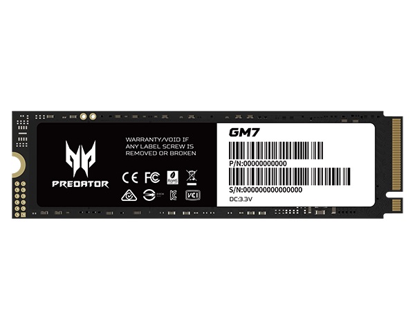 SSD накопитель M.2 Acer Predator GM7 2Tb (BL.9BWWR.119)
