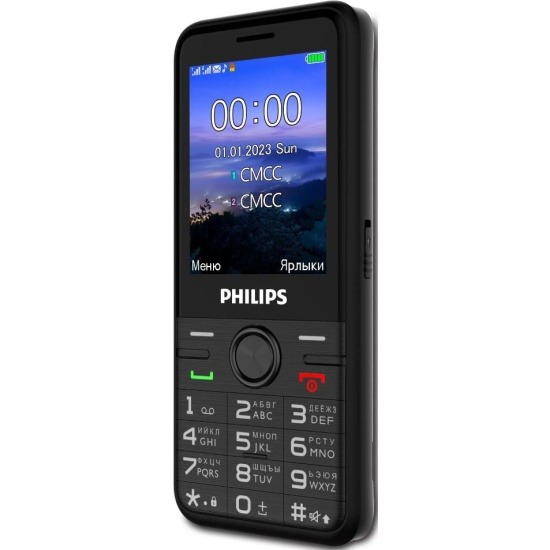 Мобильный телефон Philips Е6500 Xenium, черный 